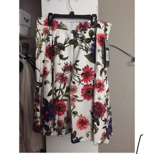 Smashed Lemon Floral Skirt